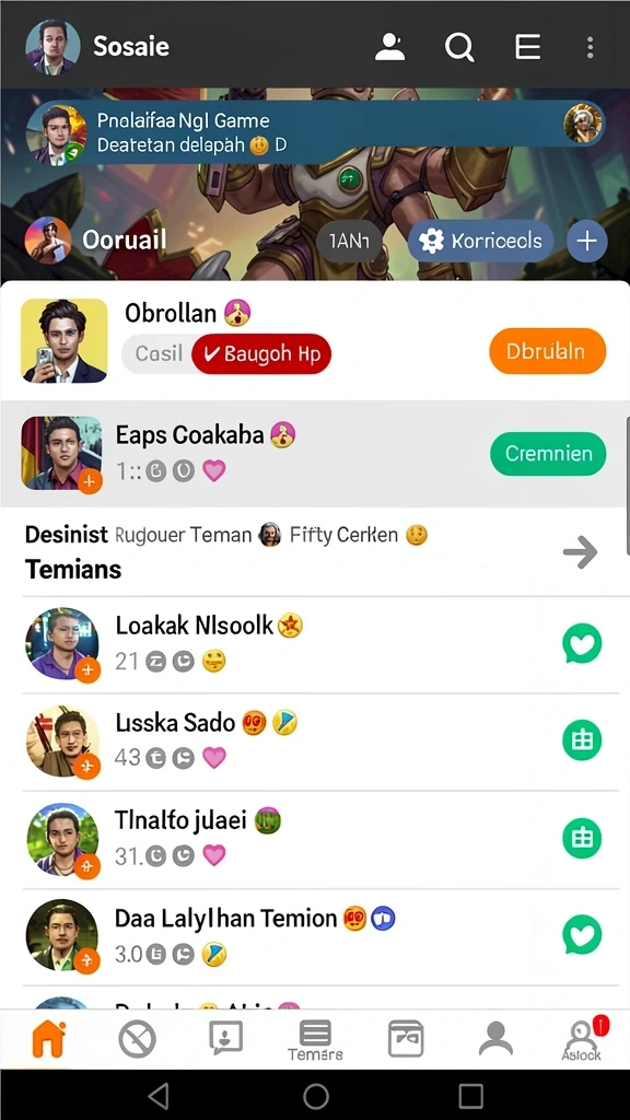 c789 - Tampilan antarmuka yang sederhana dan menarik.