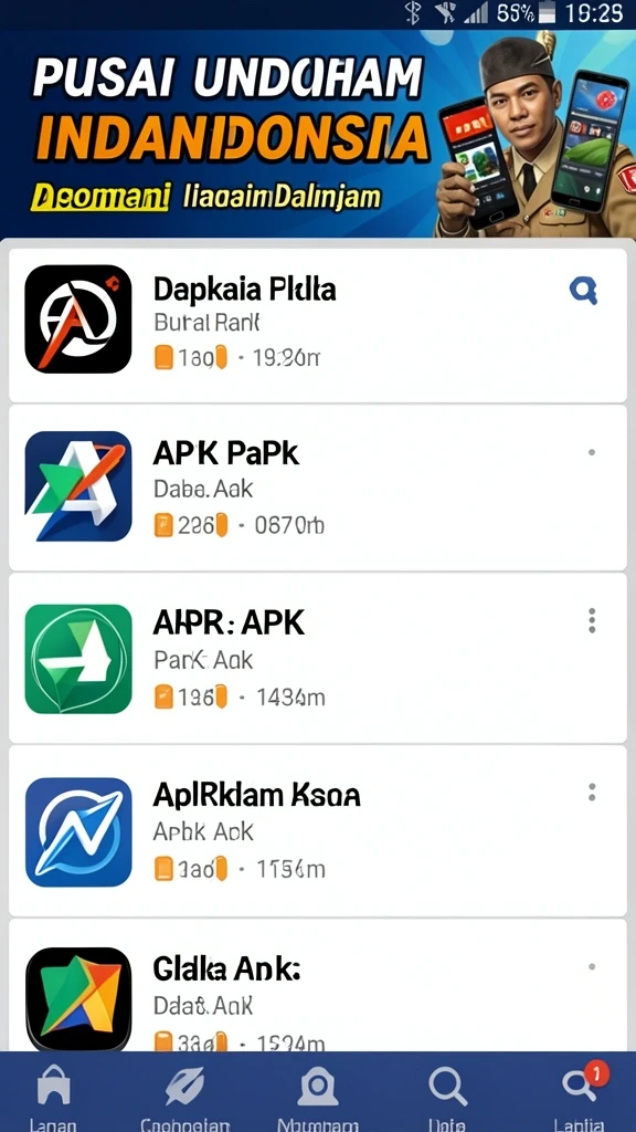 fujiwin88 - Tampilan antarmuka aplikasi yang modern dan menarik.