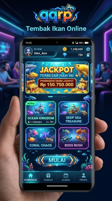 Layar utama qqrp — antarmuka bersih setelah instalasi